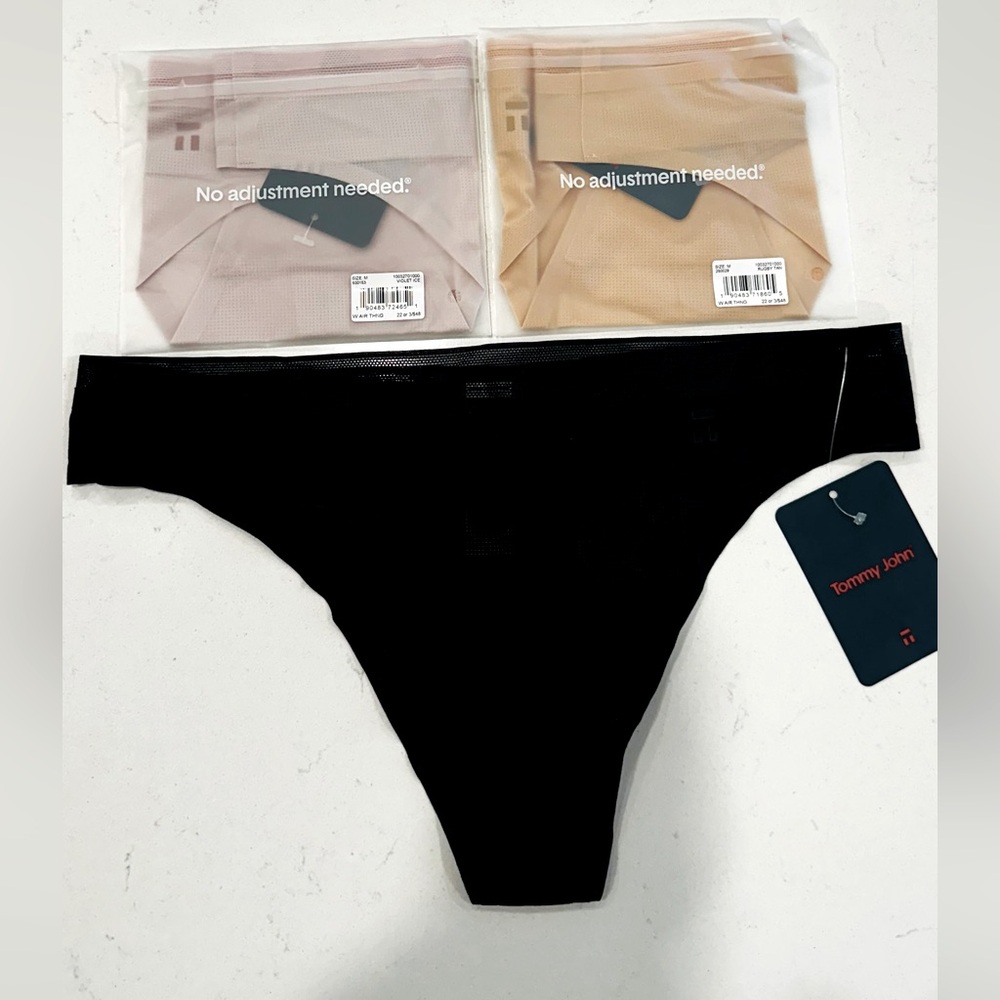 New With Tags- 3 pairs- Tommy John Air Thong